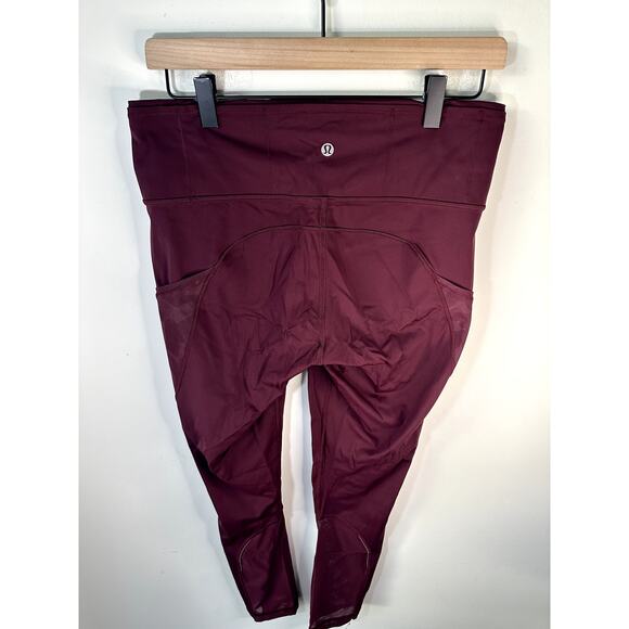 Lululemon Fast & Free Crop 23" *Mesh Size 10 Special Edition - Picture 2 of 11